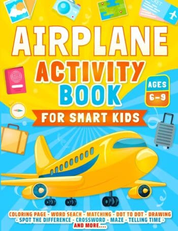 Airplane Activity Book for Smart Kids