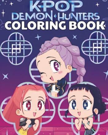 KPop Demon Hunters Coloring Book