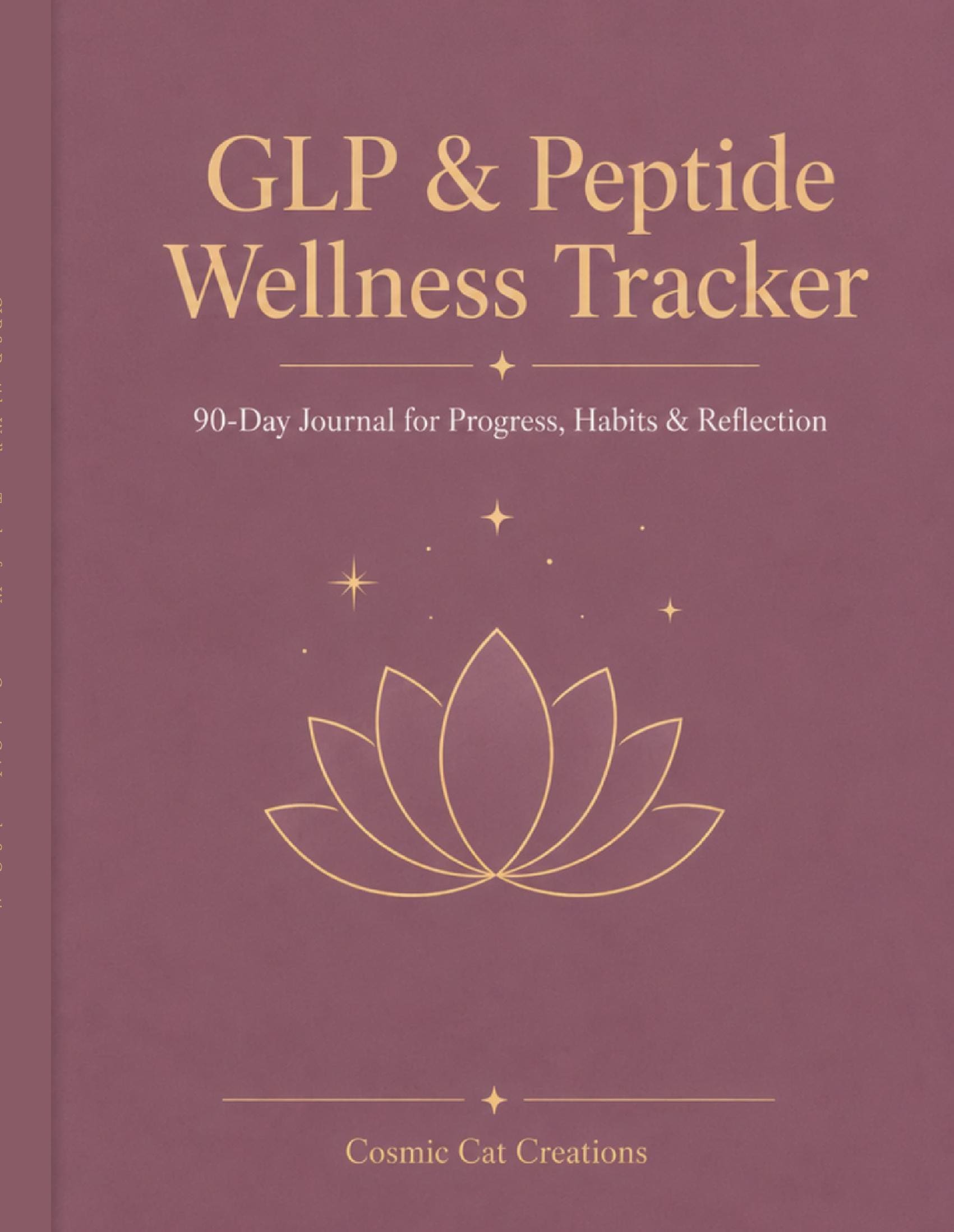 GLP & Peptide Wellness Tracker For Women