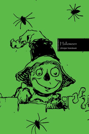 Halloween Lifestyle Notebook, Wide Ruled, 180 Pages (90 Shts), Dotted Lines, Write-in Journal, US Trade (6 x 9 In) (Book 6)
