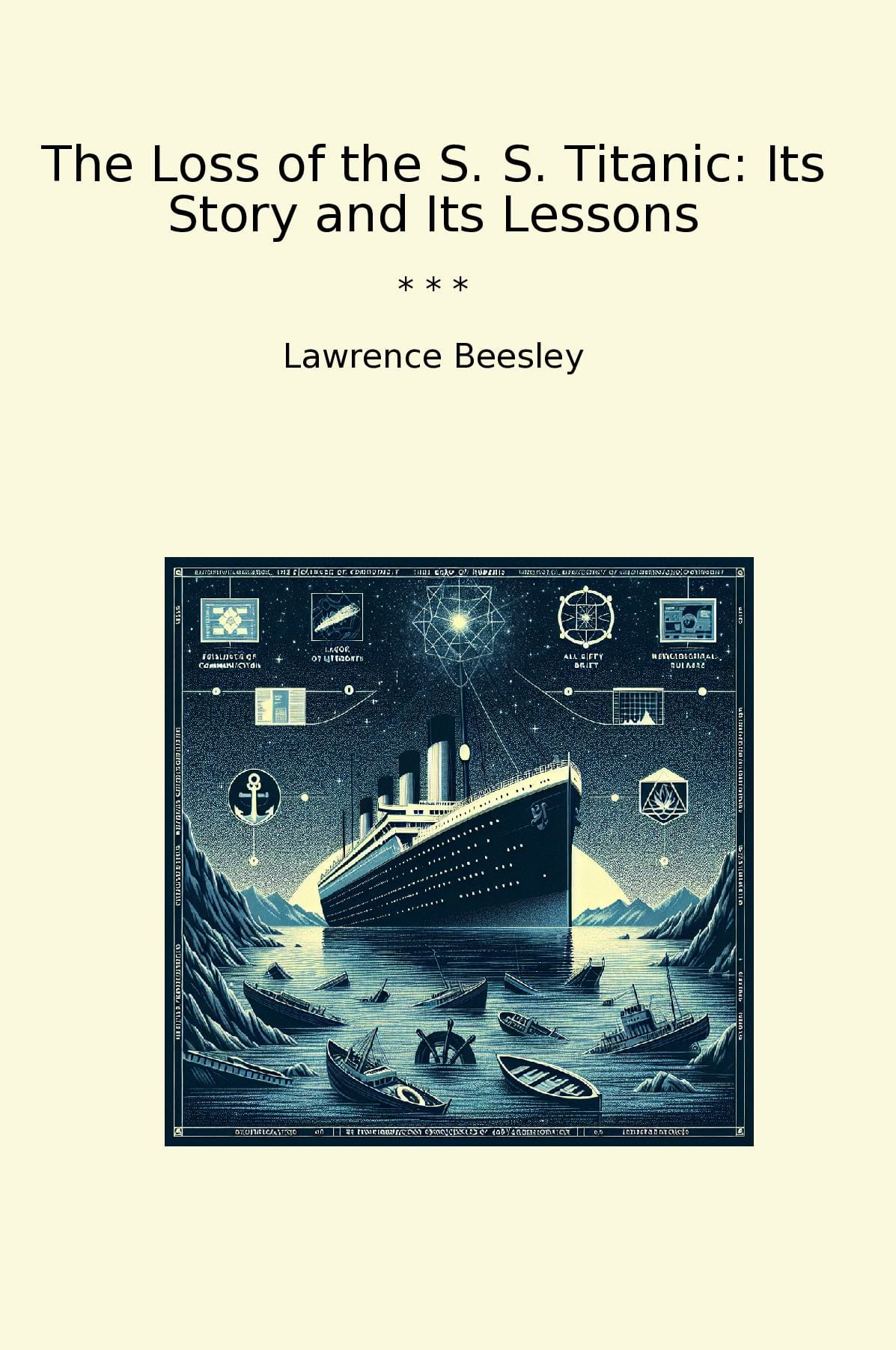 The Loss of the S. S. Titanic: Its Story and Its Lessons