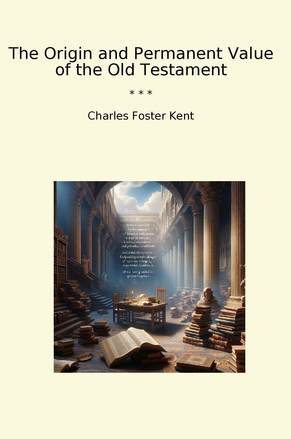 The Origin and Permanent Value of the Old Testament