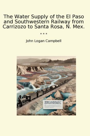 The Water Supply of the El Paso and Southwestern Railway from Carrizozo to Santa Rosa, N. Mex.