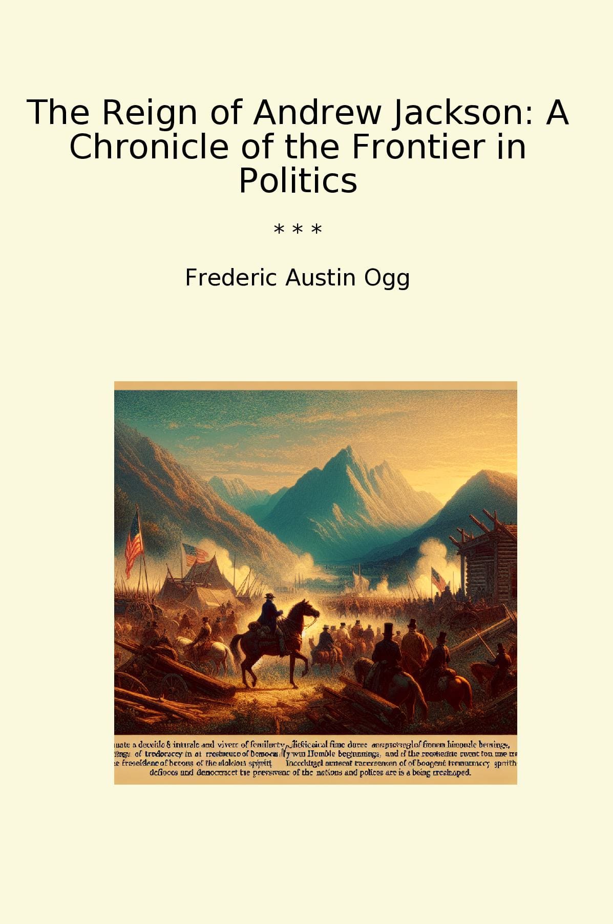 The Reign of Andrew Jackson: A Chronicle of the Frontier in Politics