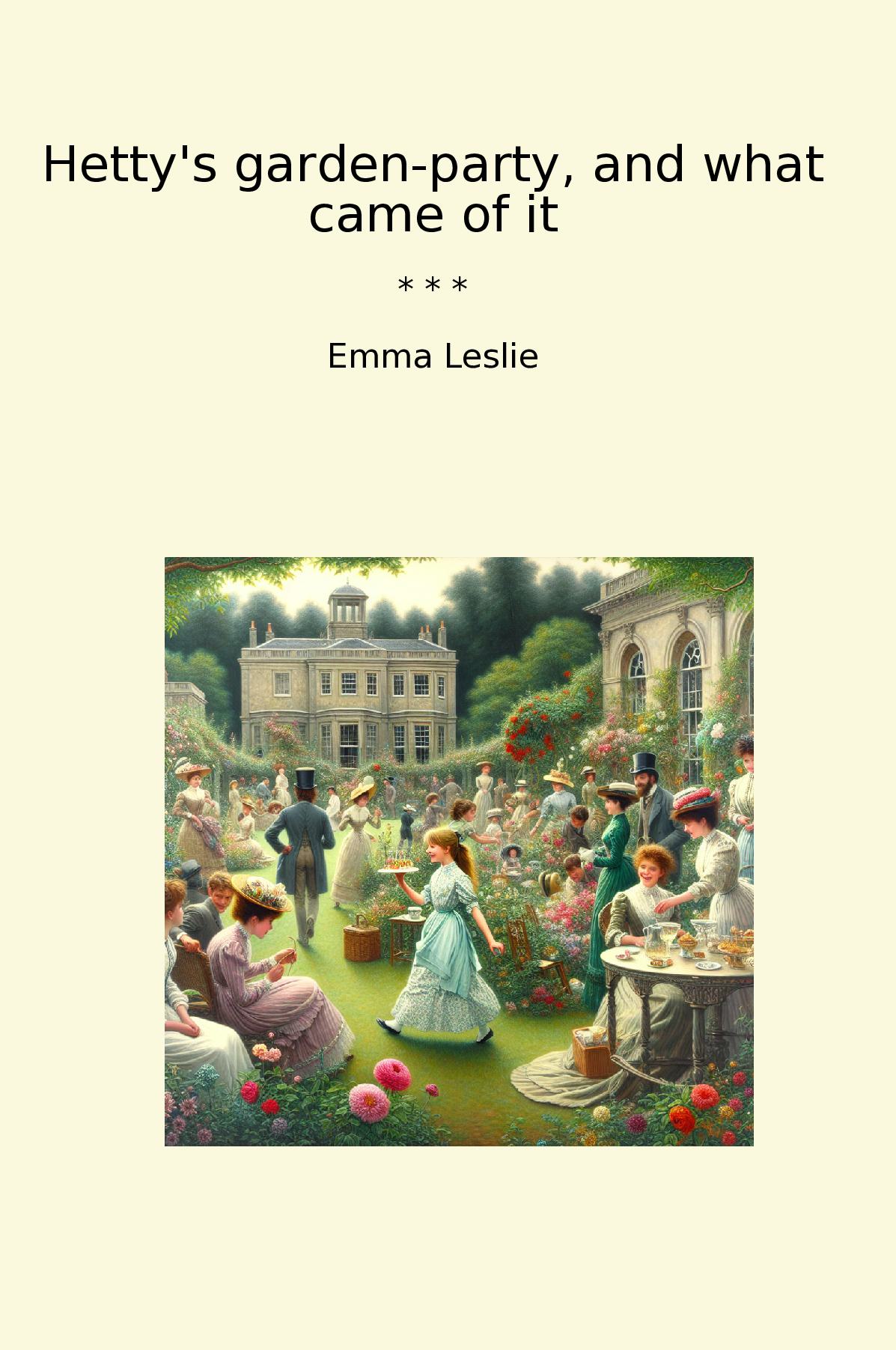 Hetty's garden-party, and what came of it