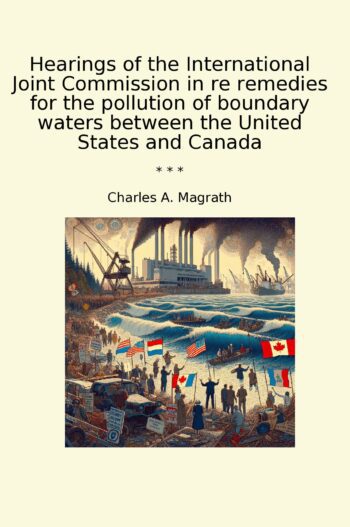 Hearings of the International Joint Commission in re remedies for the pollution of boundary waters between the United States and Canada