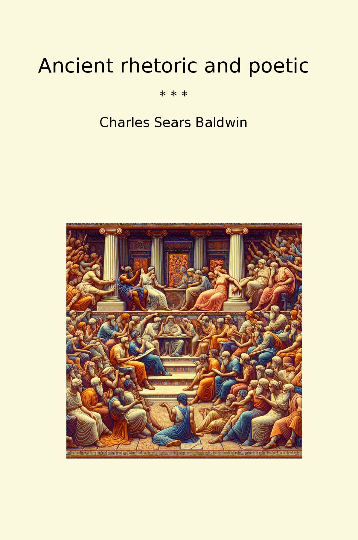 Ancient rhetoric and poetic