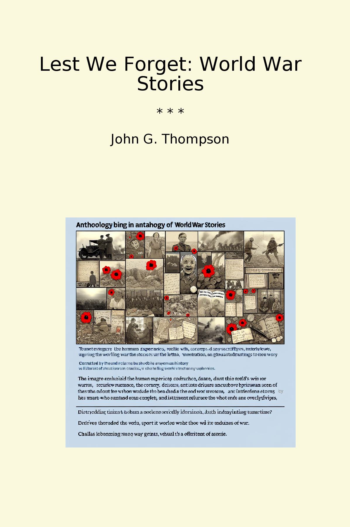 Lest We Forget: World War Stories