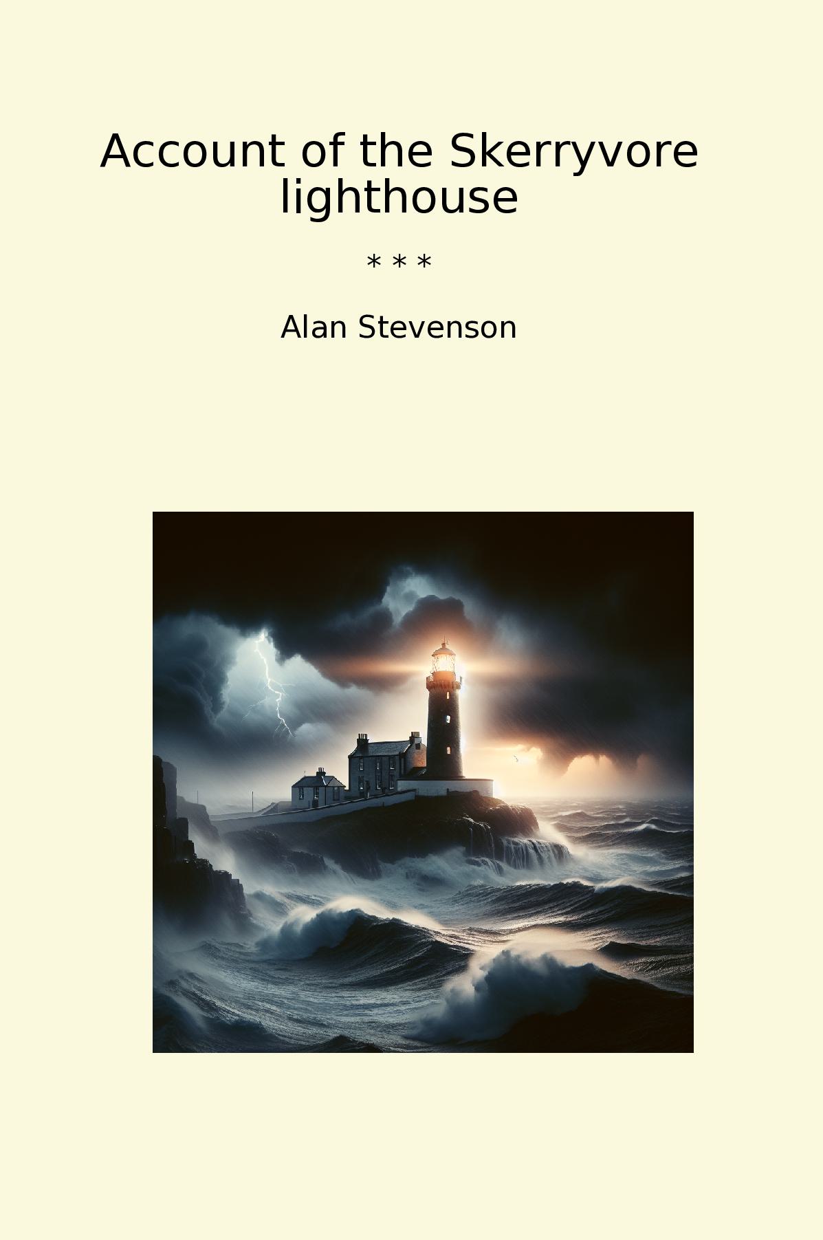 Account of the Skerryvore lighthouse