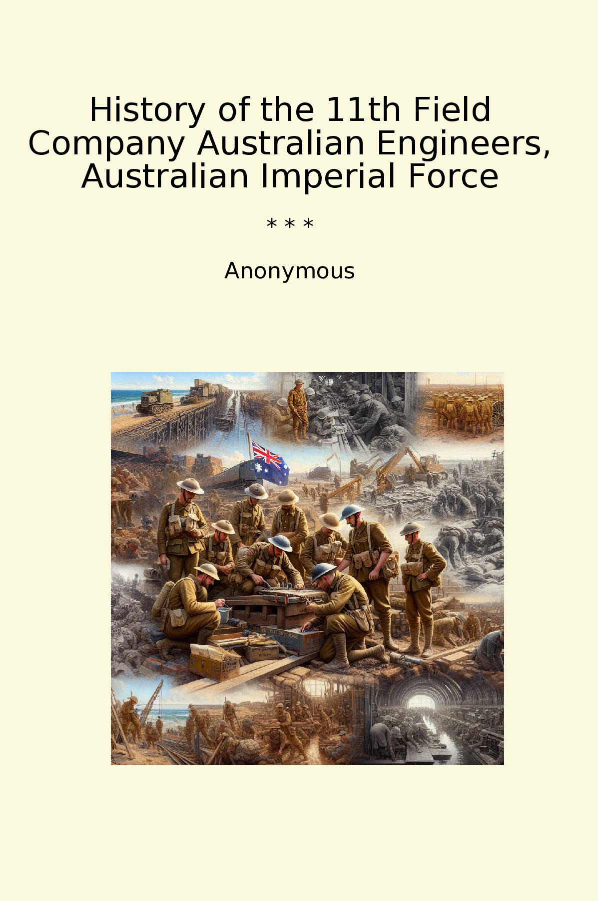 History of the 11th Field Company Australian Engineers, Australian Imperial Force