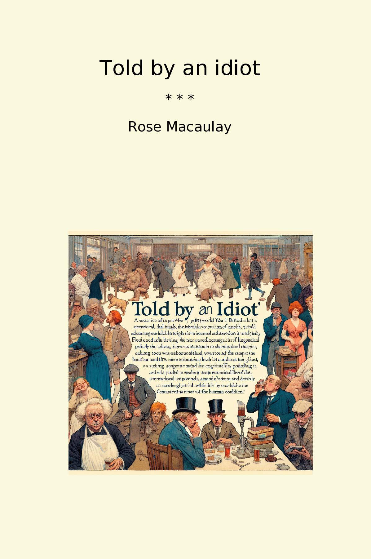 Told by an idiot