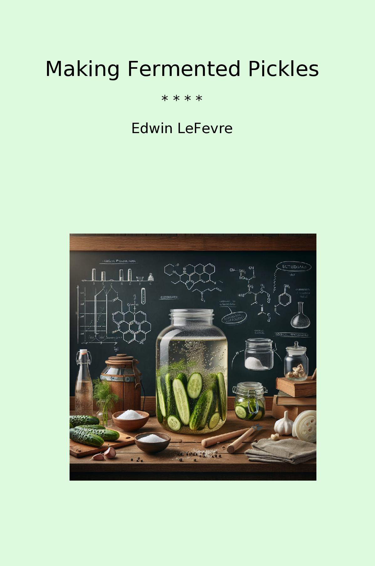 Making Fermented Pickles