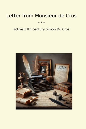 Letter from Monsieur de Cros