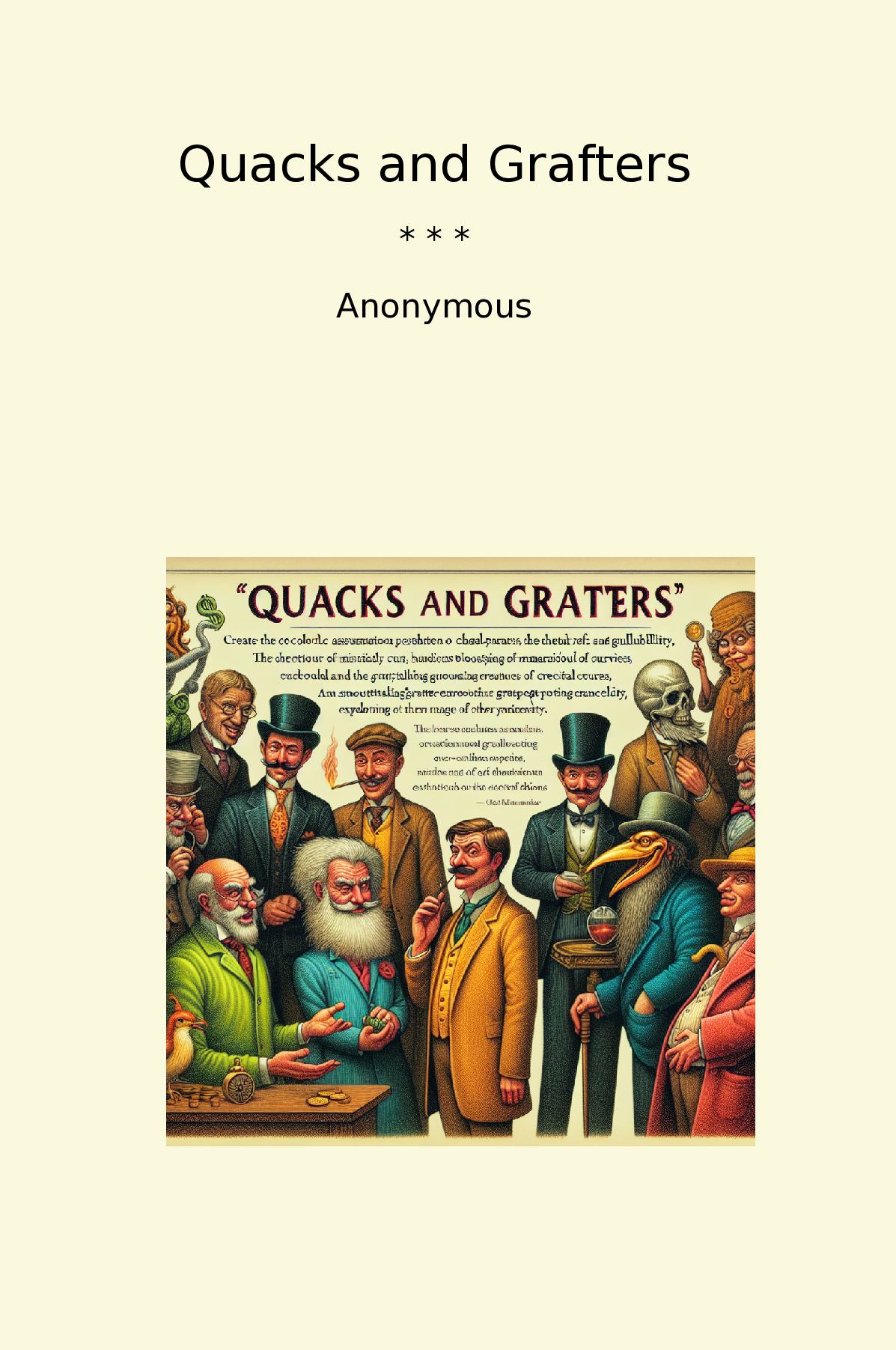 Quacks and Grafters