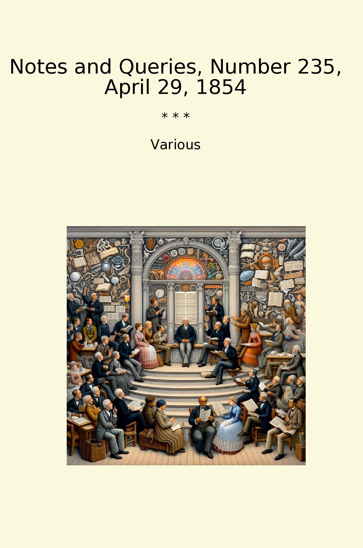 Notes and Queries, Number 235, April 29, 1854