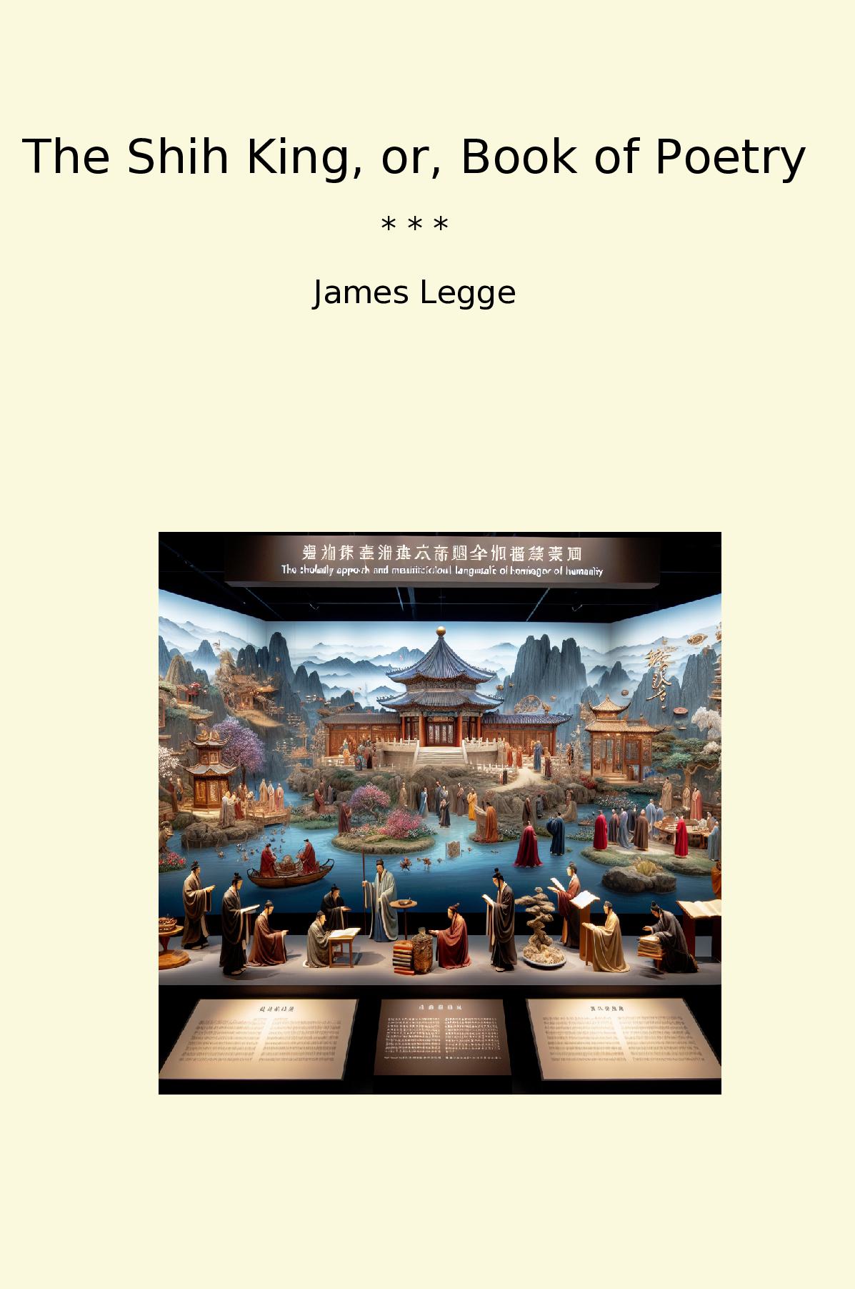 The Shih King, or, Book of Poetry