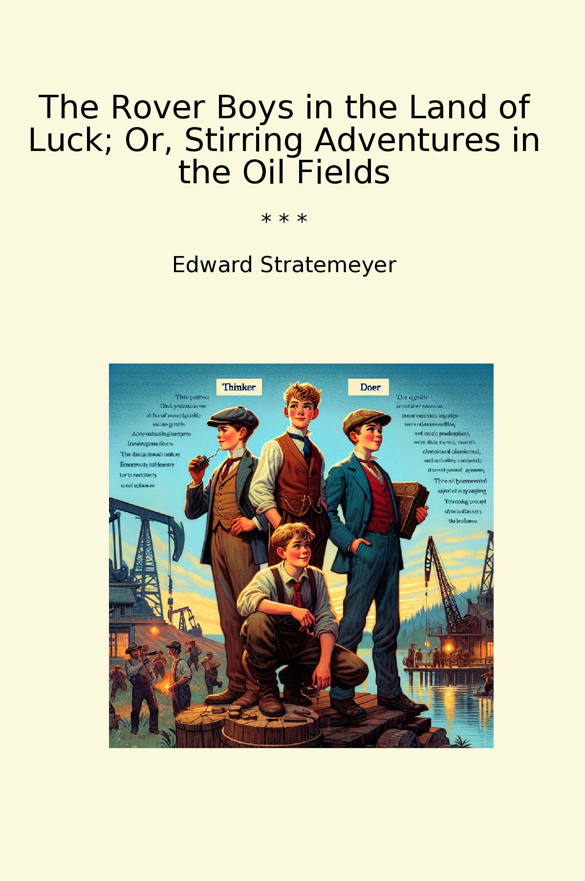 The Rover Boys in the Land of Luck; Or, Stirring Adventures in the Oil Fields