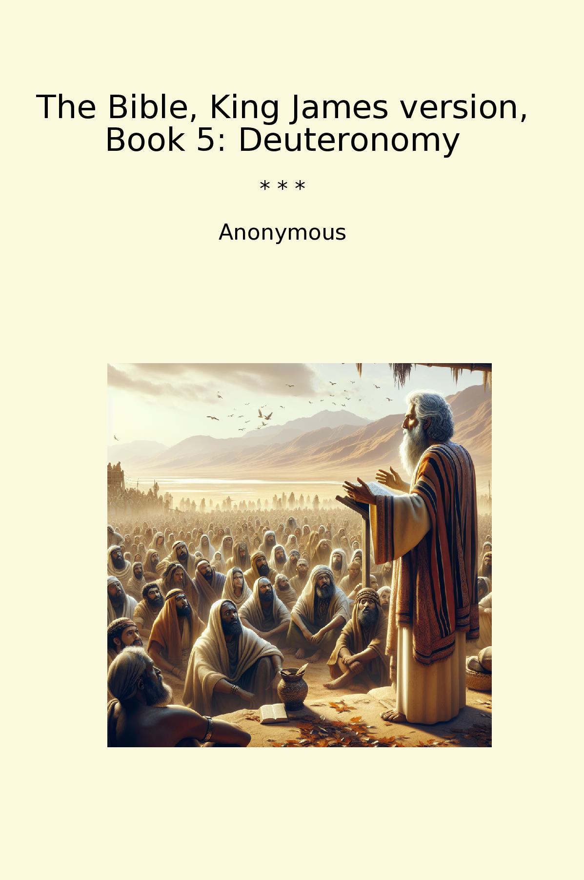 The Bible, King James version, Book 5: Deuteronomy
