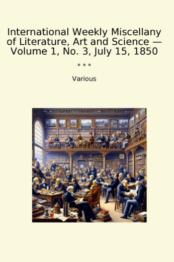 International Weekly Miscellany of Literature, Art and Science — Volume 1, No. 3, July 15, 1850