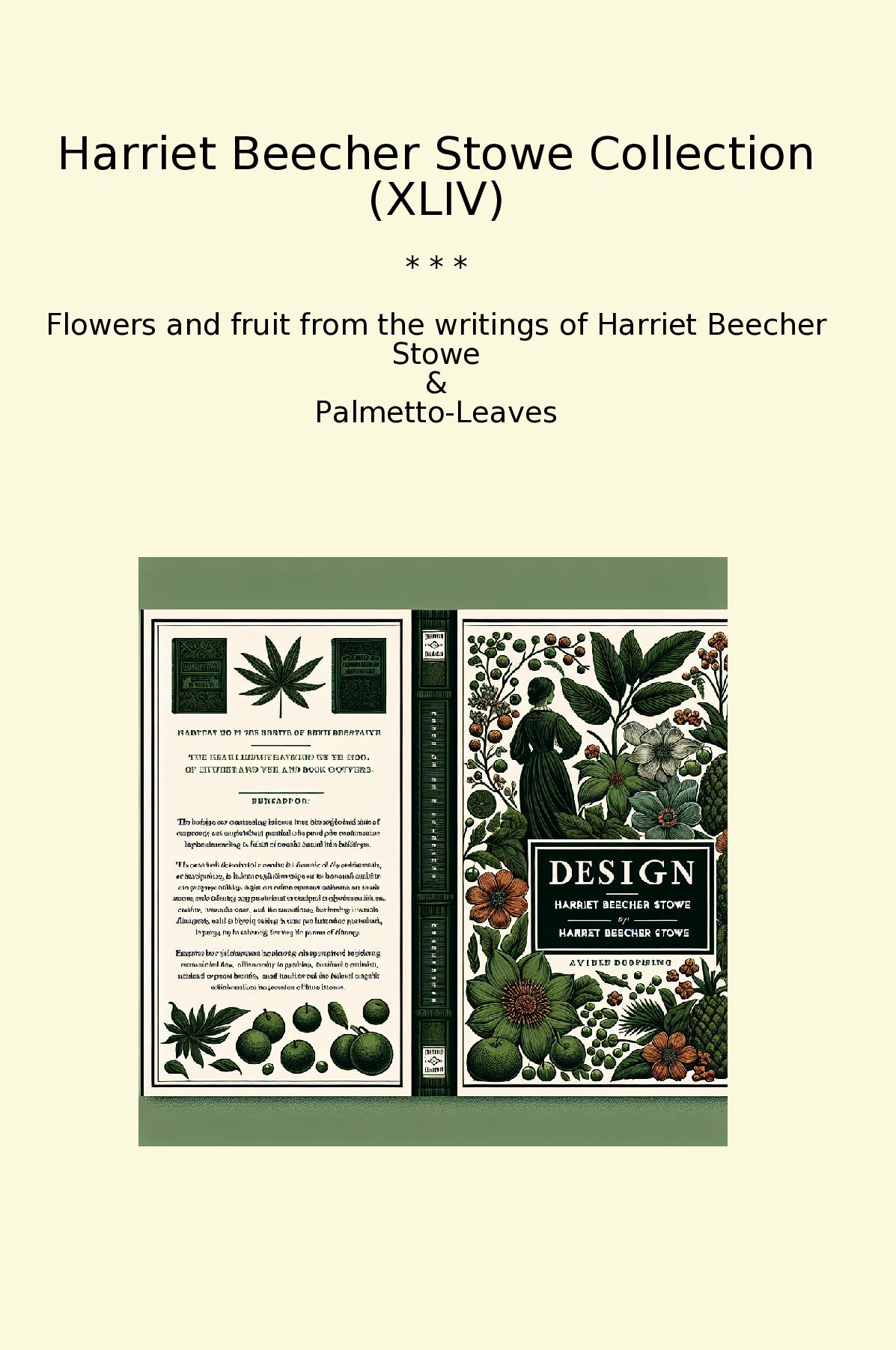 Harriet Beecher Stowe Collection (XLIV)