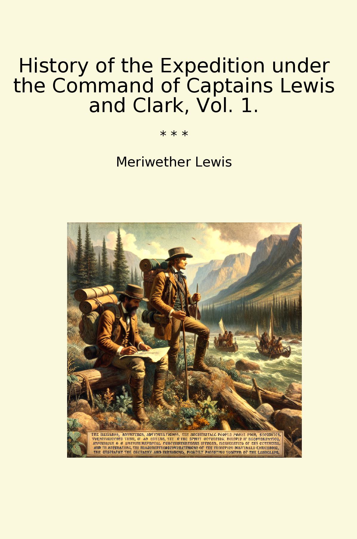 History of the Expedition under the Command of Captains Lewis and Clark, Vol. 1.