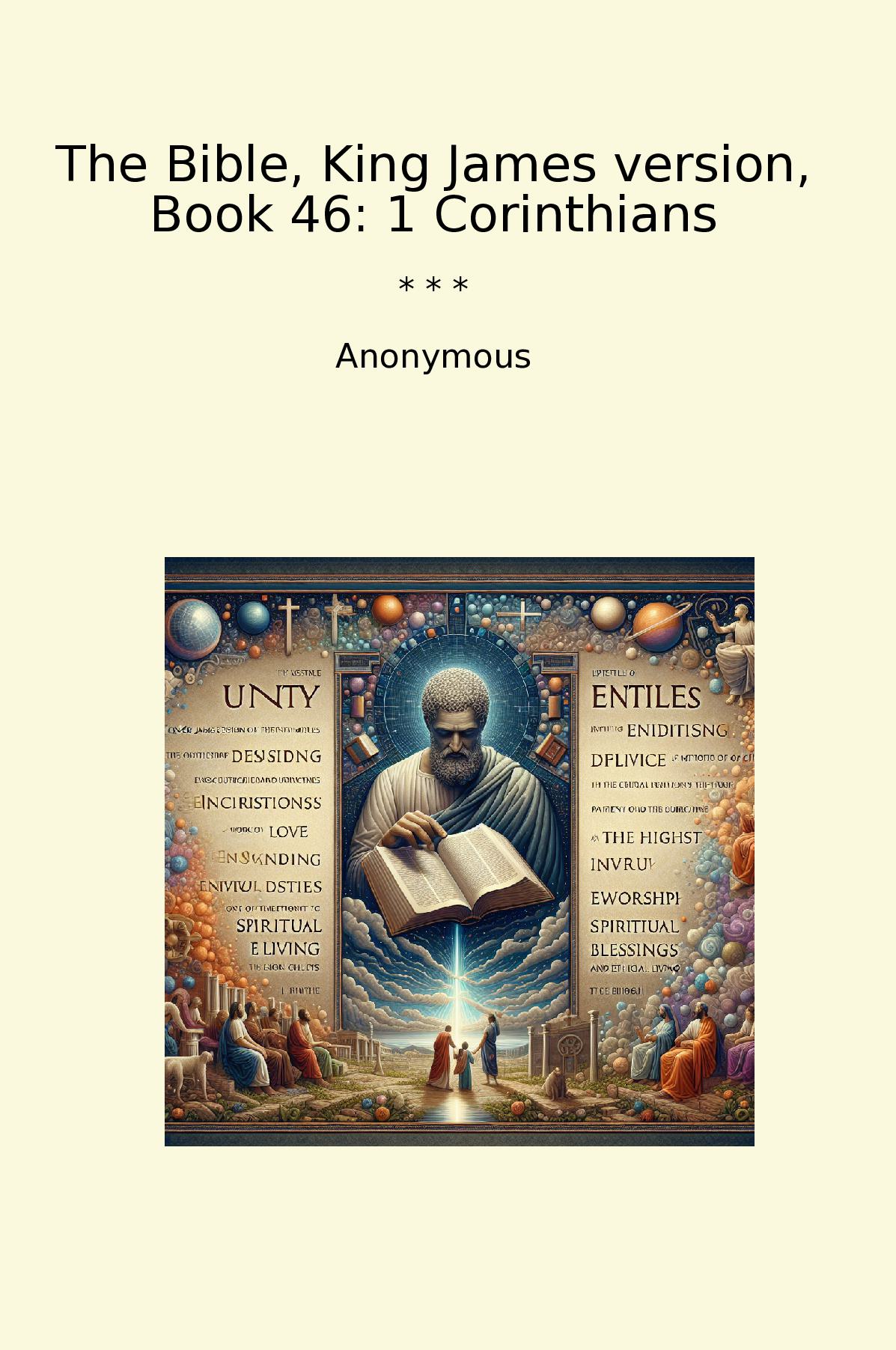 The Bible, King James version, Book 46: 1 Corinthians