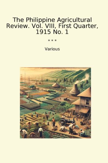 The Philippine Agricultural Review. Vol. VIII, First Quarter, 1915 No. 1
