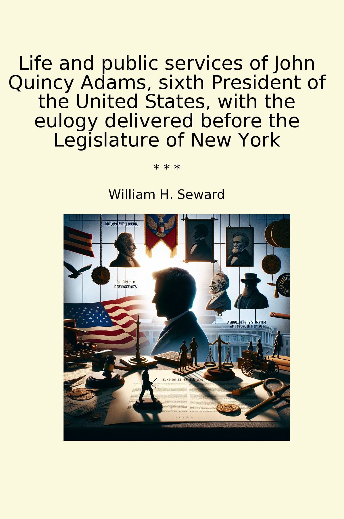 Life and public services of John Quincy Adams, sixth President of the United States, with the eulogy delivered before the Legislature of New York