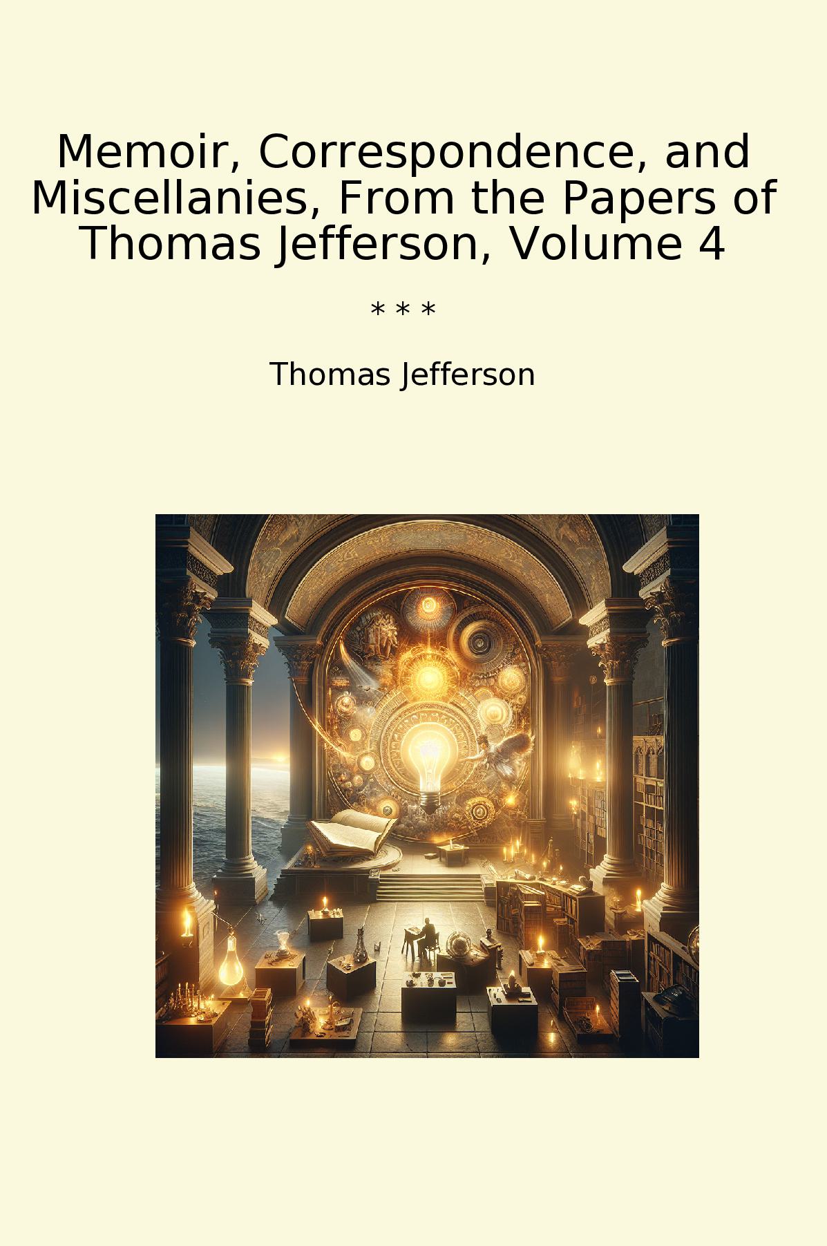 Memoir, Correspondence, and Miscellanies, From the Papers of Thomas Jefferson, Volume 4