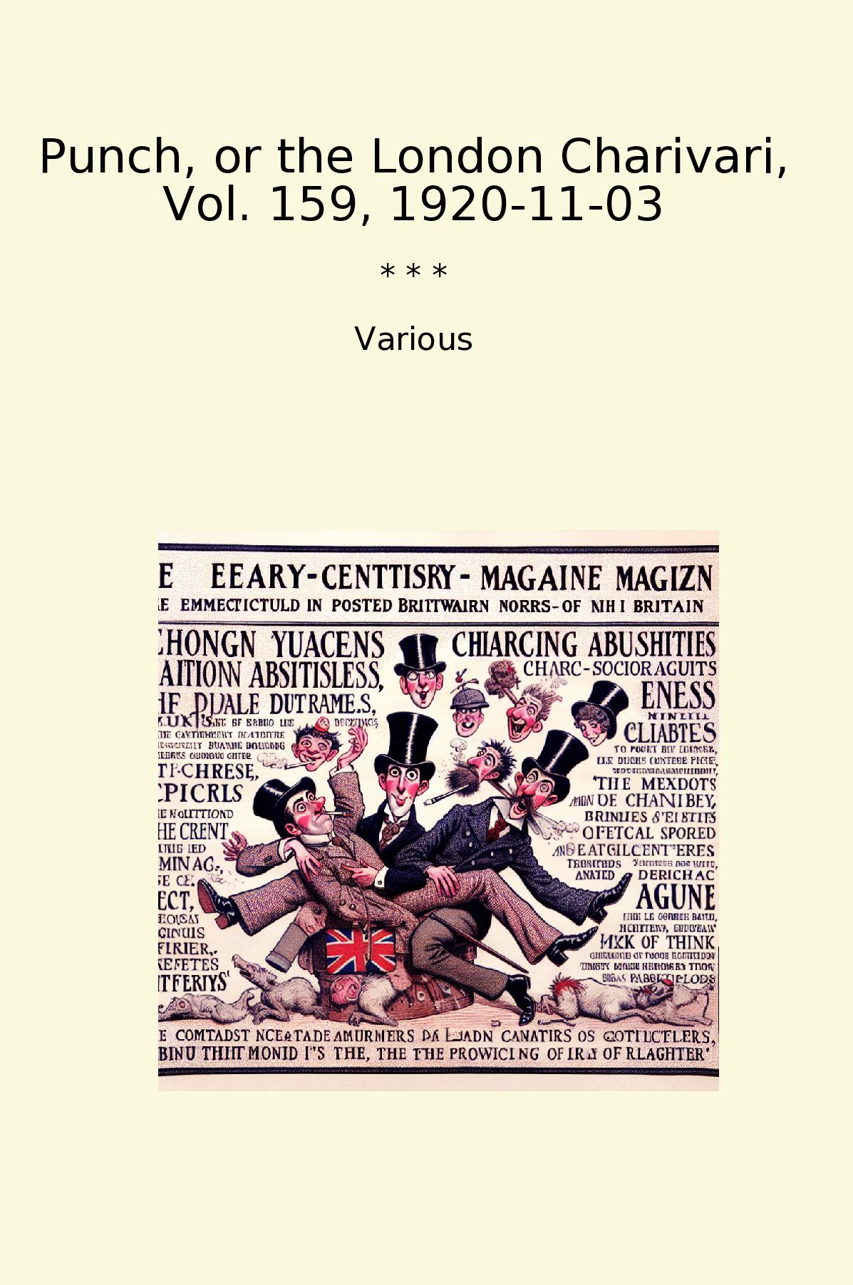 Punch, or the London Charivari, Vol. 159, 1920-11-03