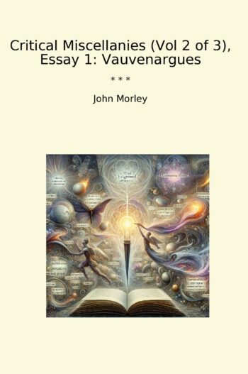 Critical Miscellanies (Vol 2 of 3), Essay 1: Vauvenargues