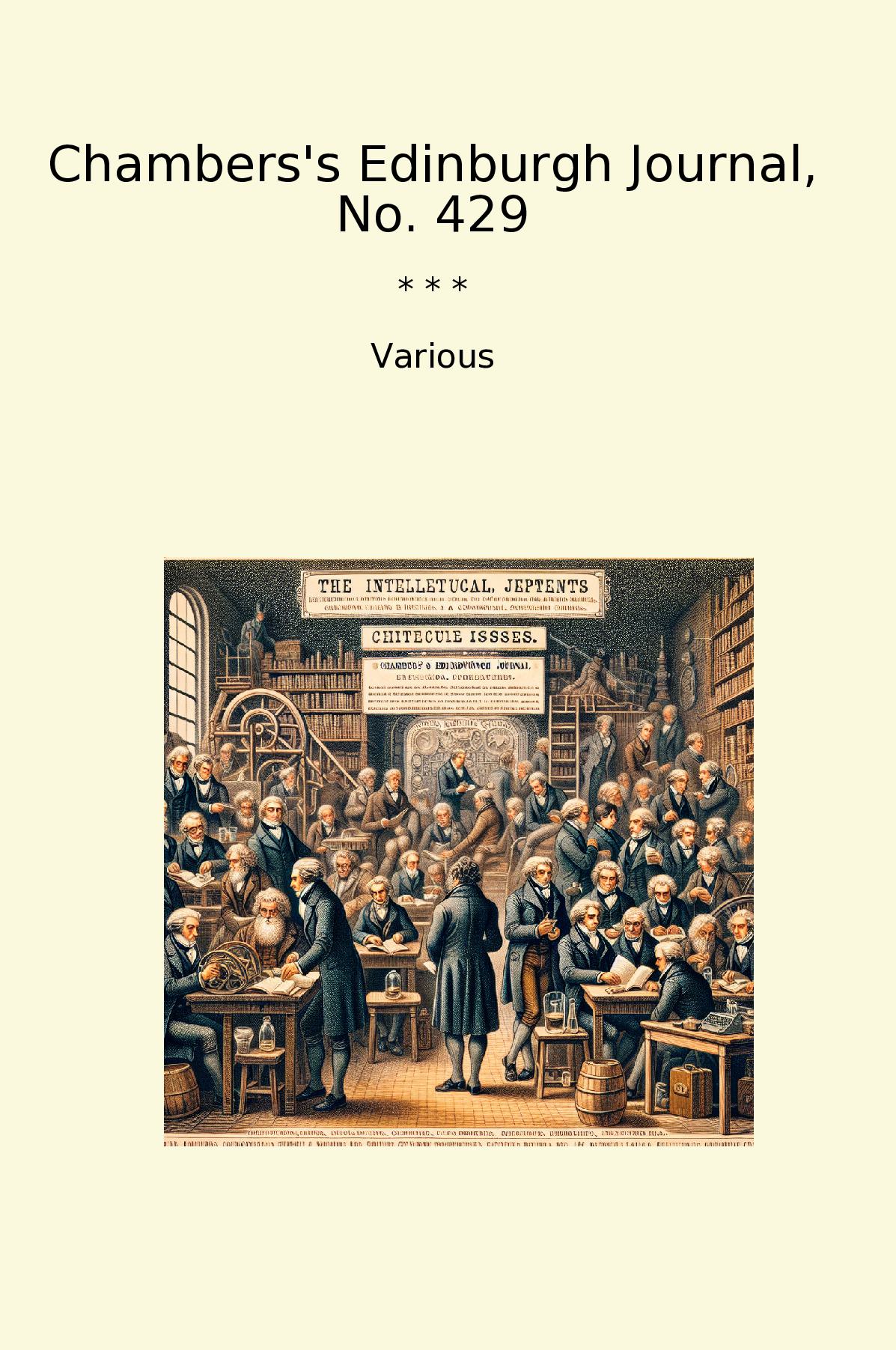 Chambers's Edinburgh Journal, No. 429
