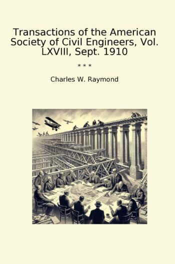 Transactions of the American Society of Civil Engineers, Vol. LXVIII, Sept. 1910