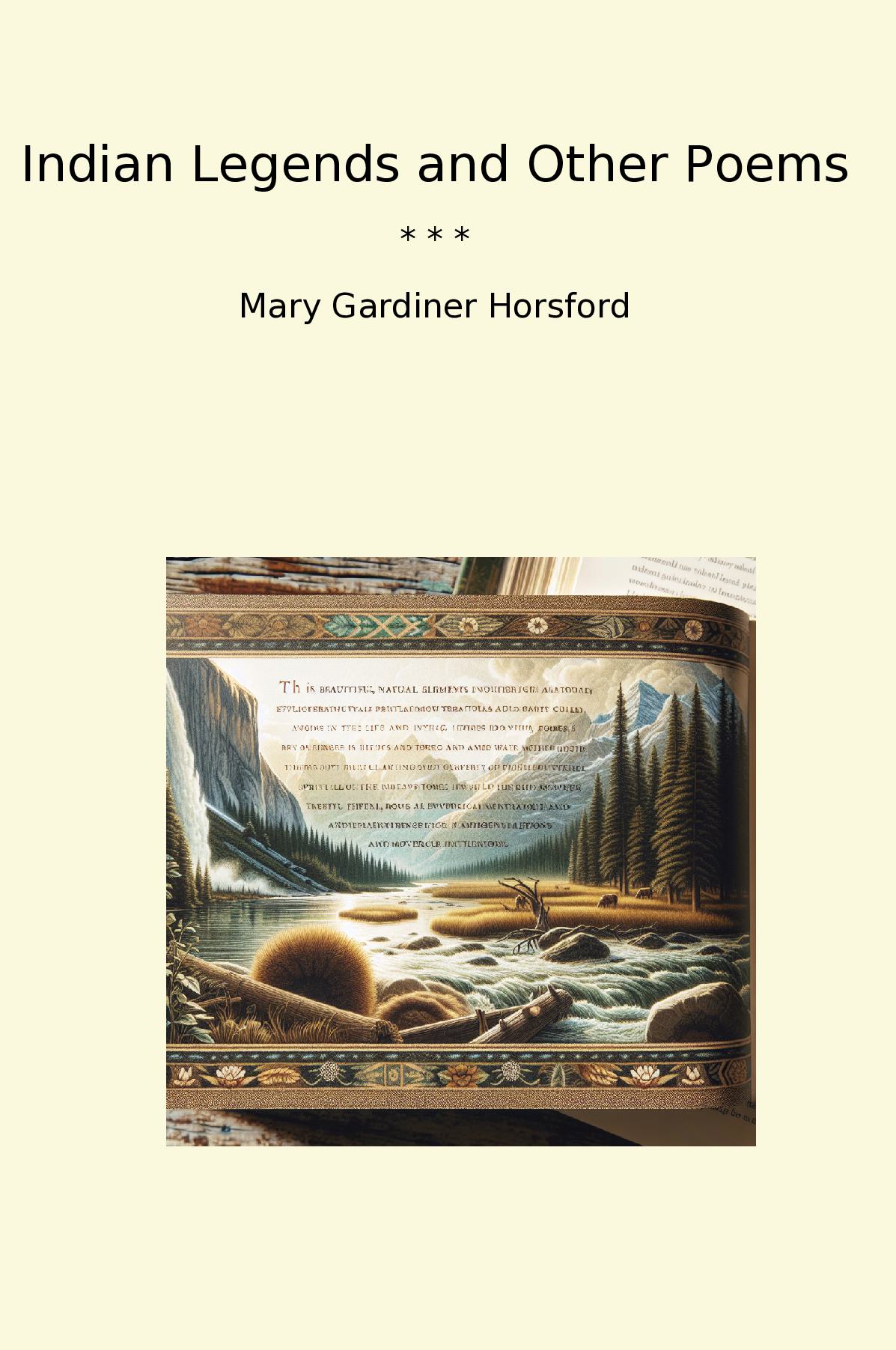 Indian Legends and Other Poems