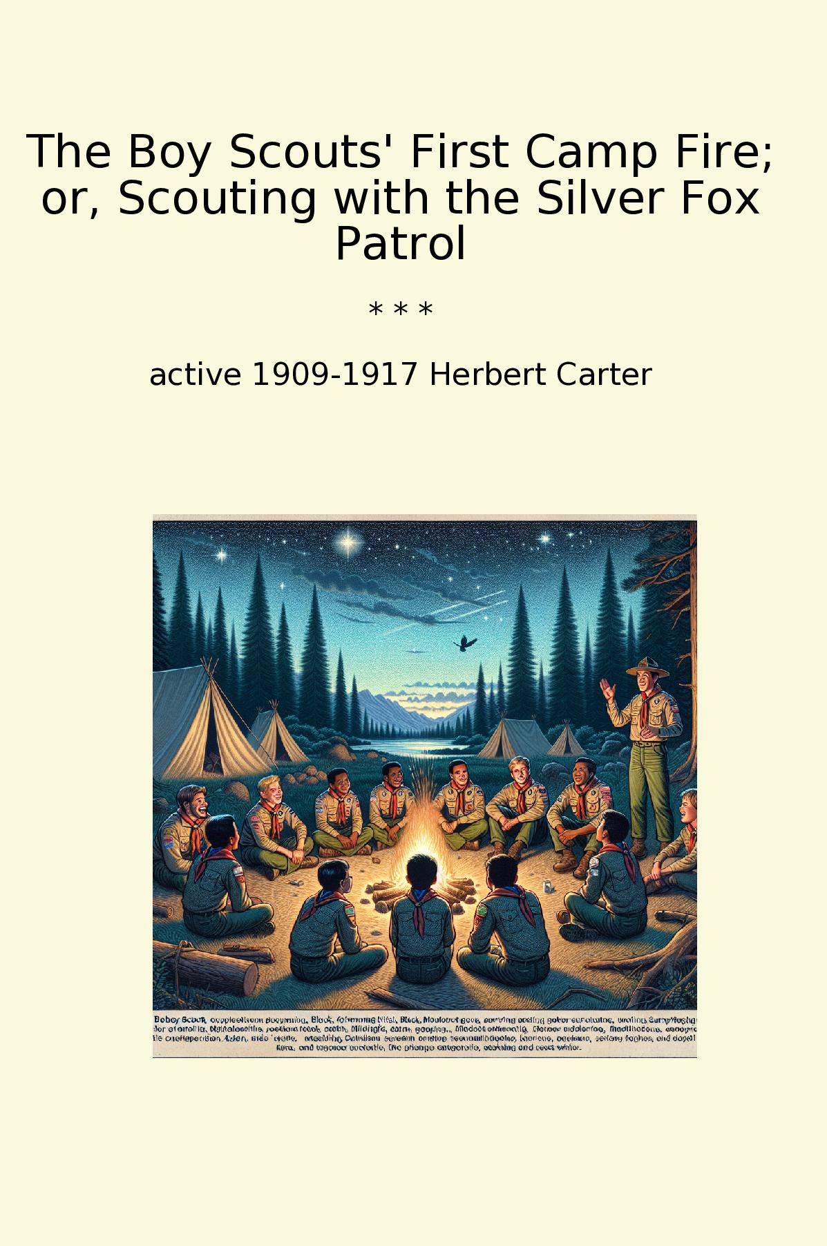 The Boy Scouts' First Camp Fire; or, Scouting with the Silver Fox Patrol