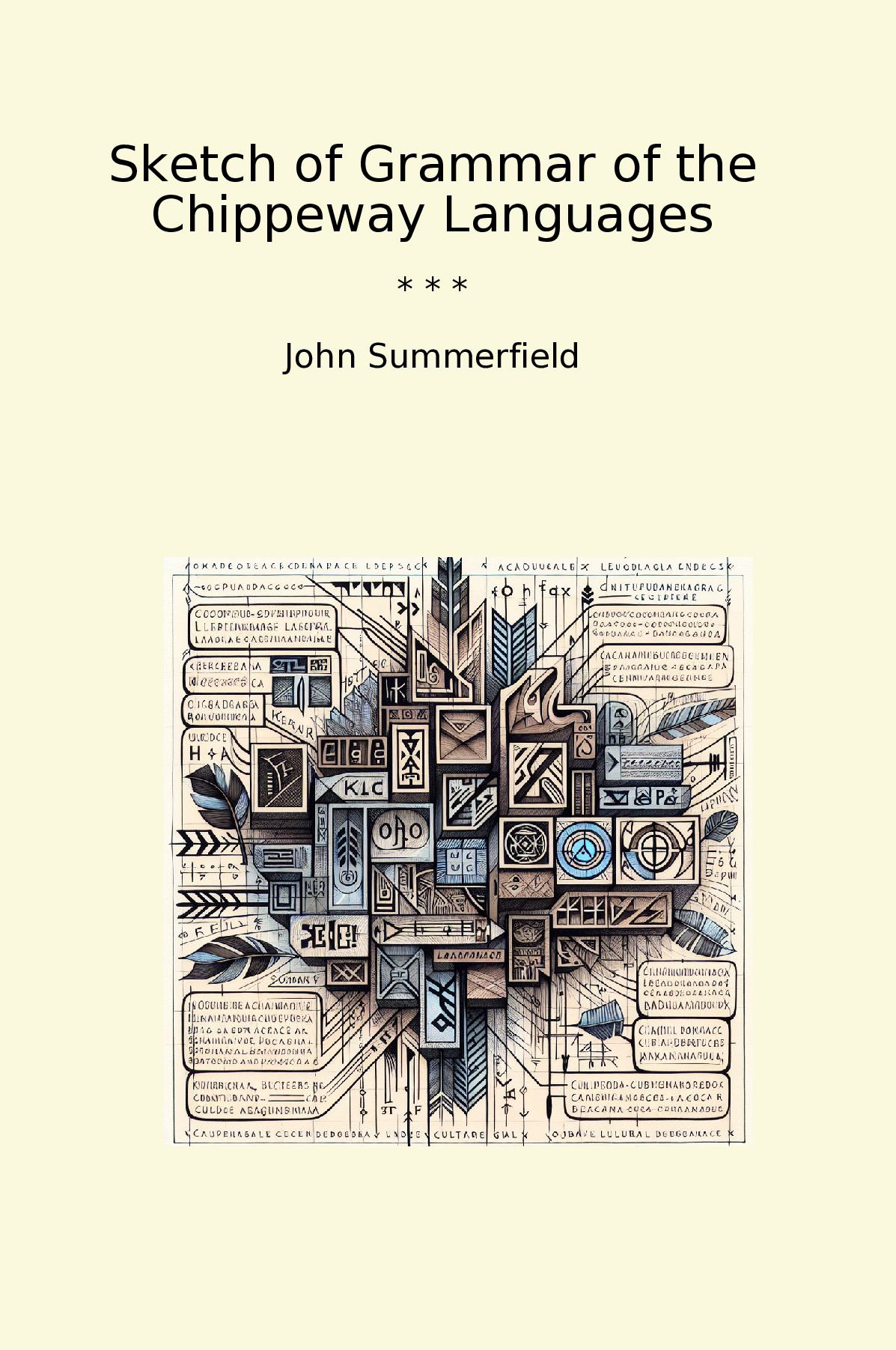 Sketch of Grammar of the Chippeway Languages