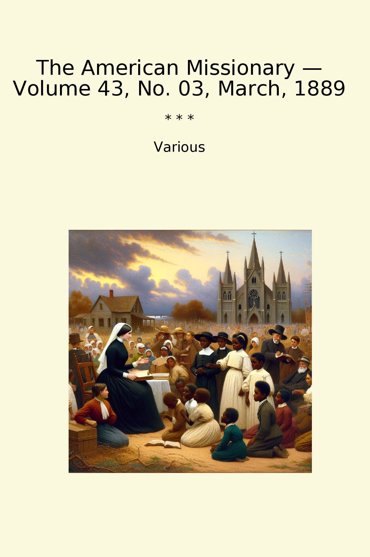 The American Missionary — Volume 43, No. 03, March, 1889