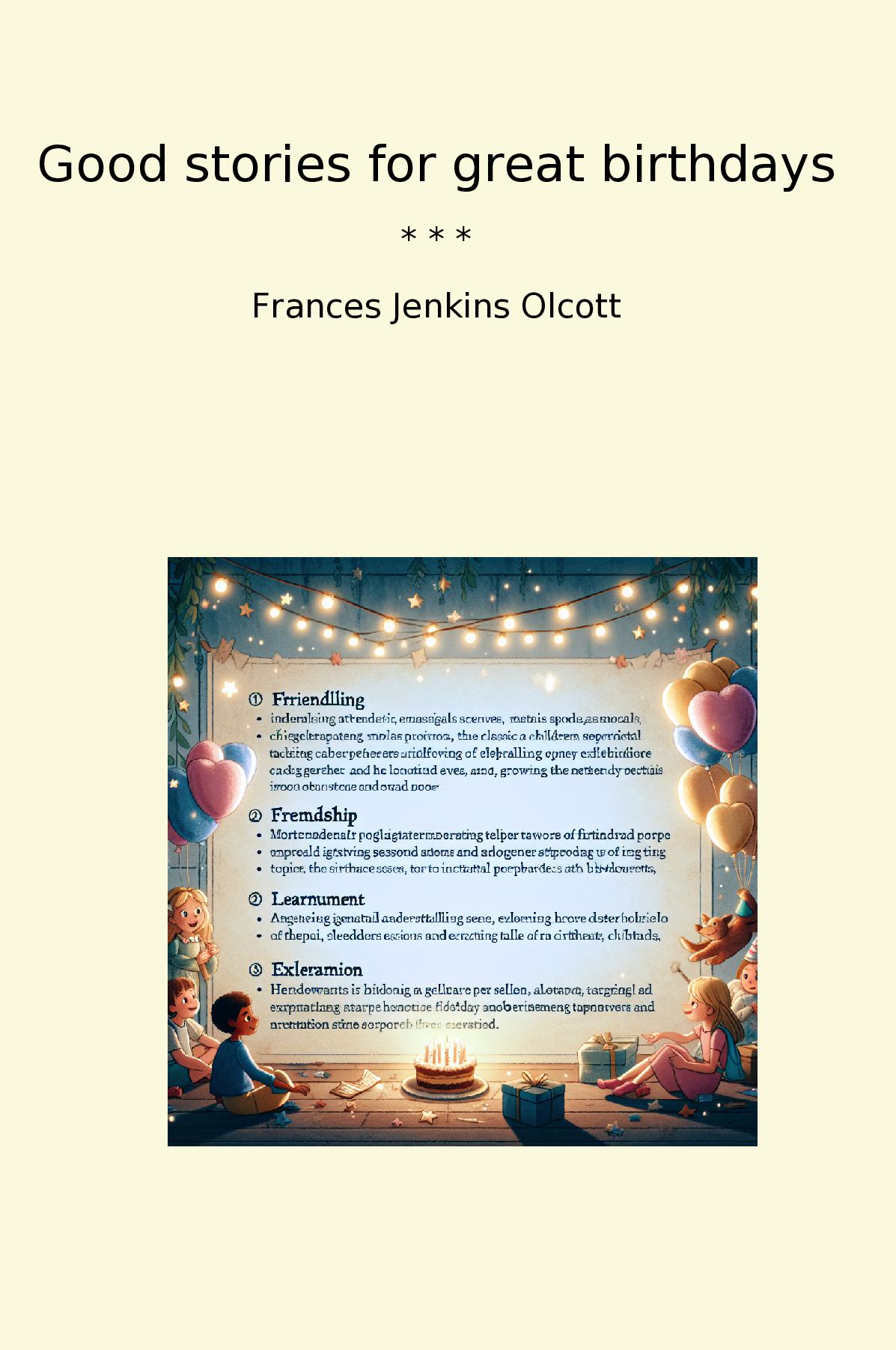 Good stories for great birthdays