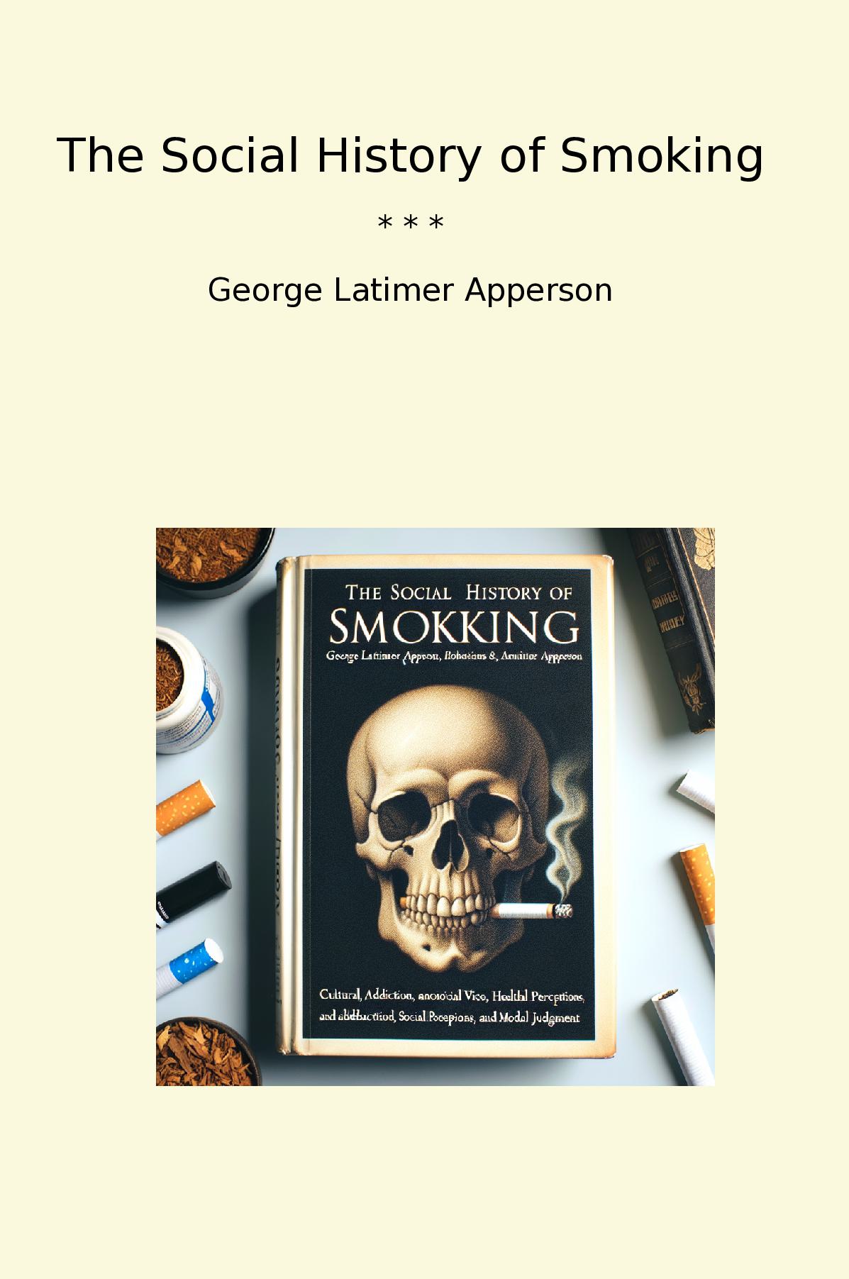 The Social History of Smoking