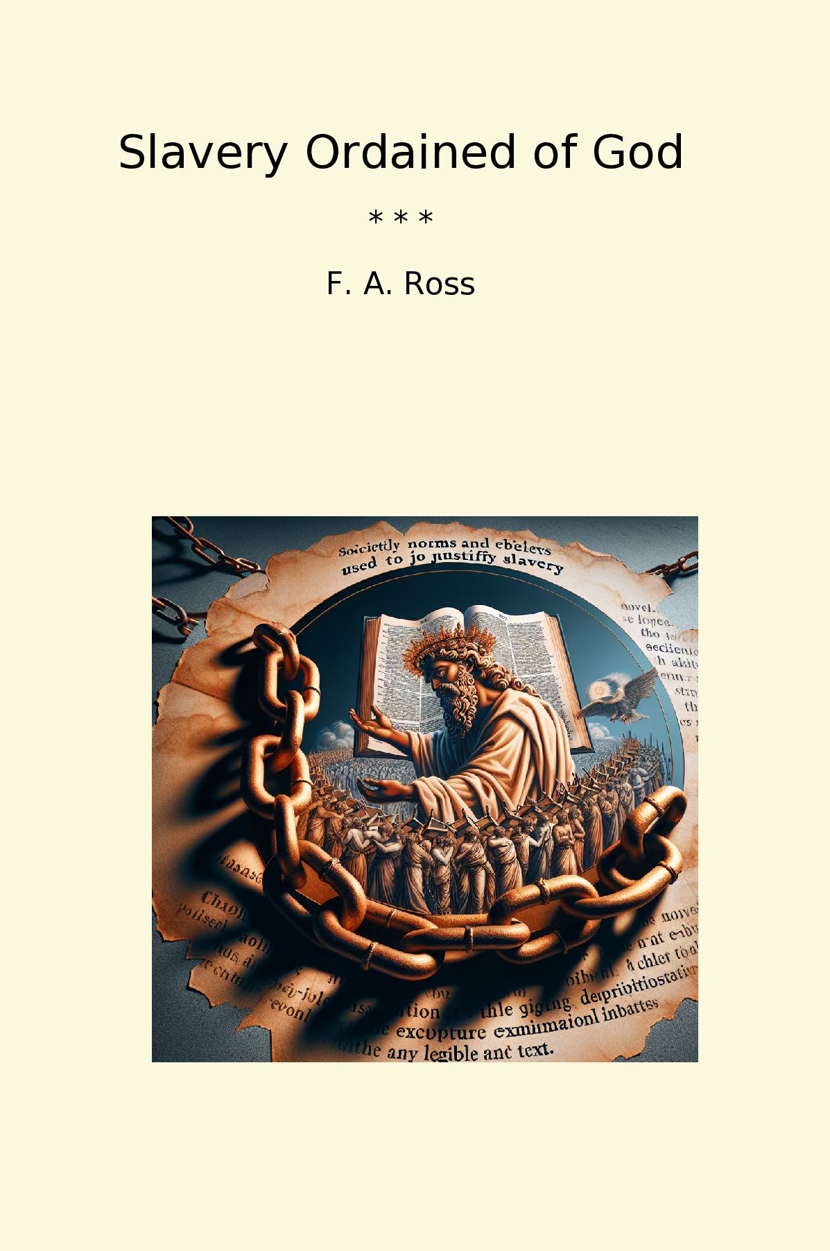 Slavery Ordained of God