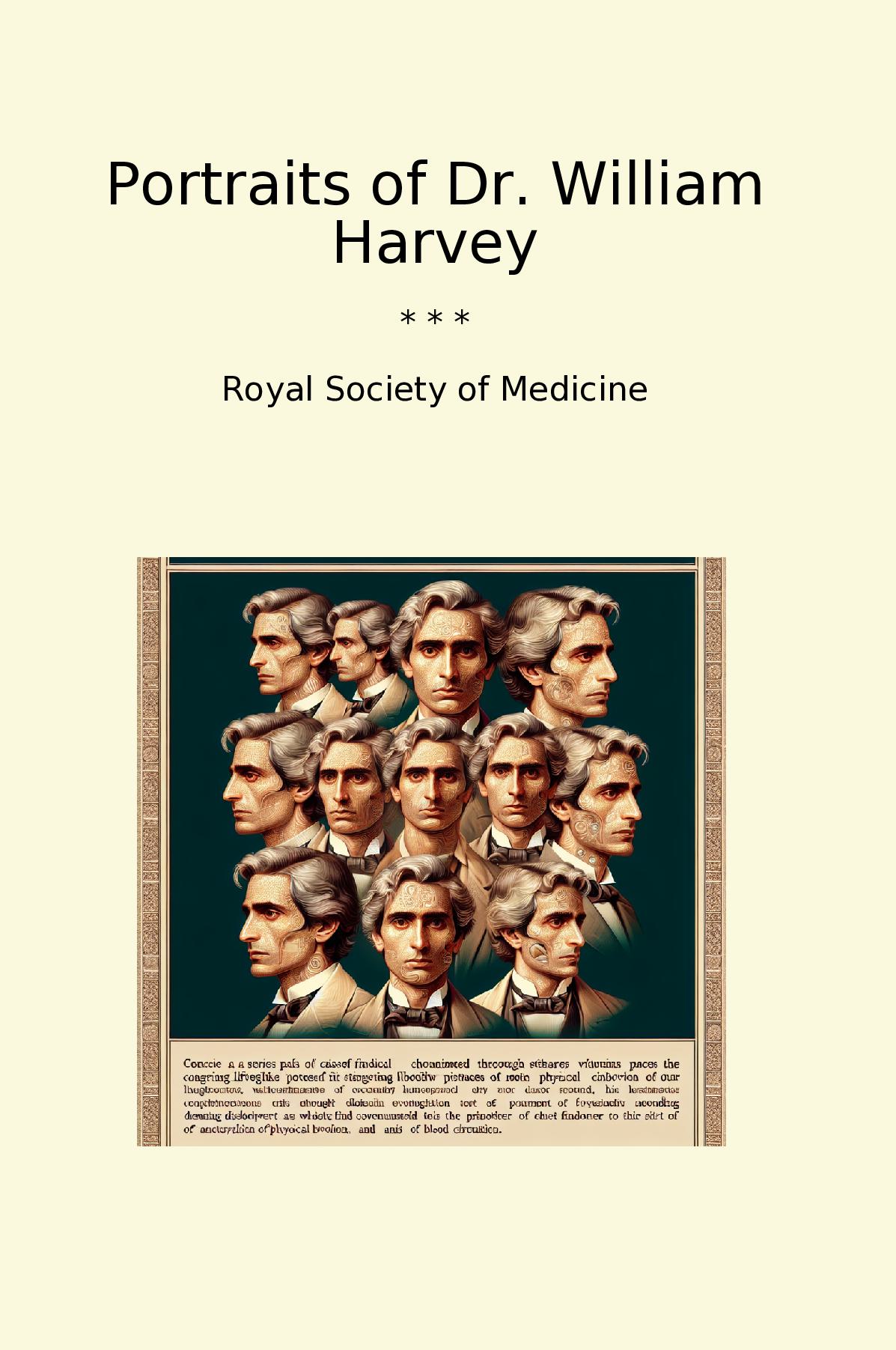 Portraits of Dr. William Harvey