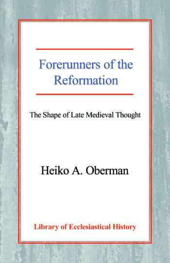 Forerunners of the Reformation