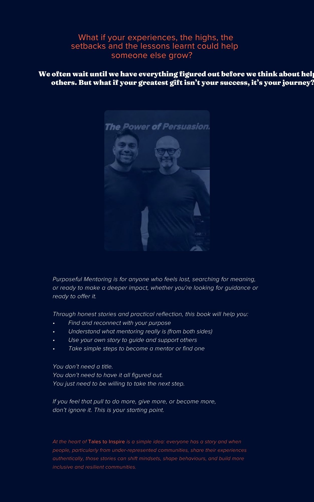 Purposeful Mentoring