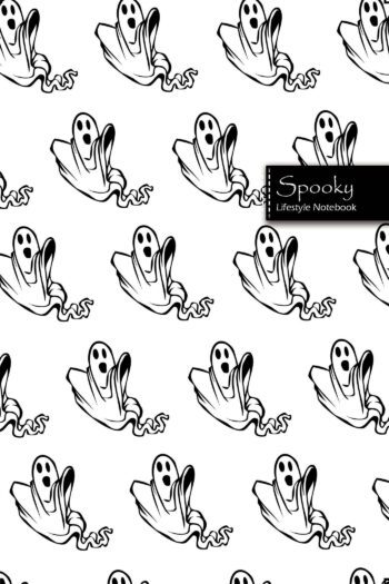 Spooky Lifestyle Notebook, Wide Ruled, 180 Pages (90 Shts), Dotted Lines, Write-in Journal, US Trade (6 x 9 In) (Book 1)