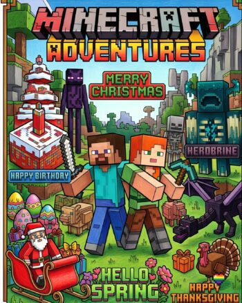 The Official Minecraft Colouring Book