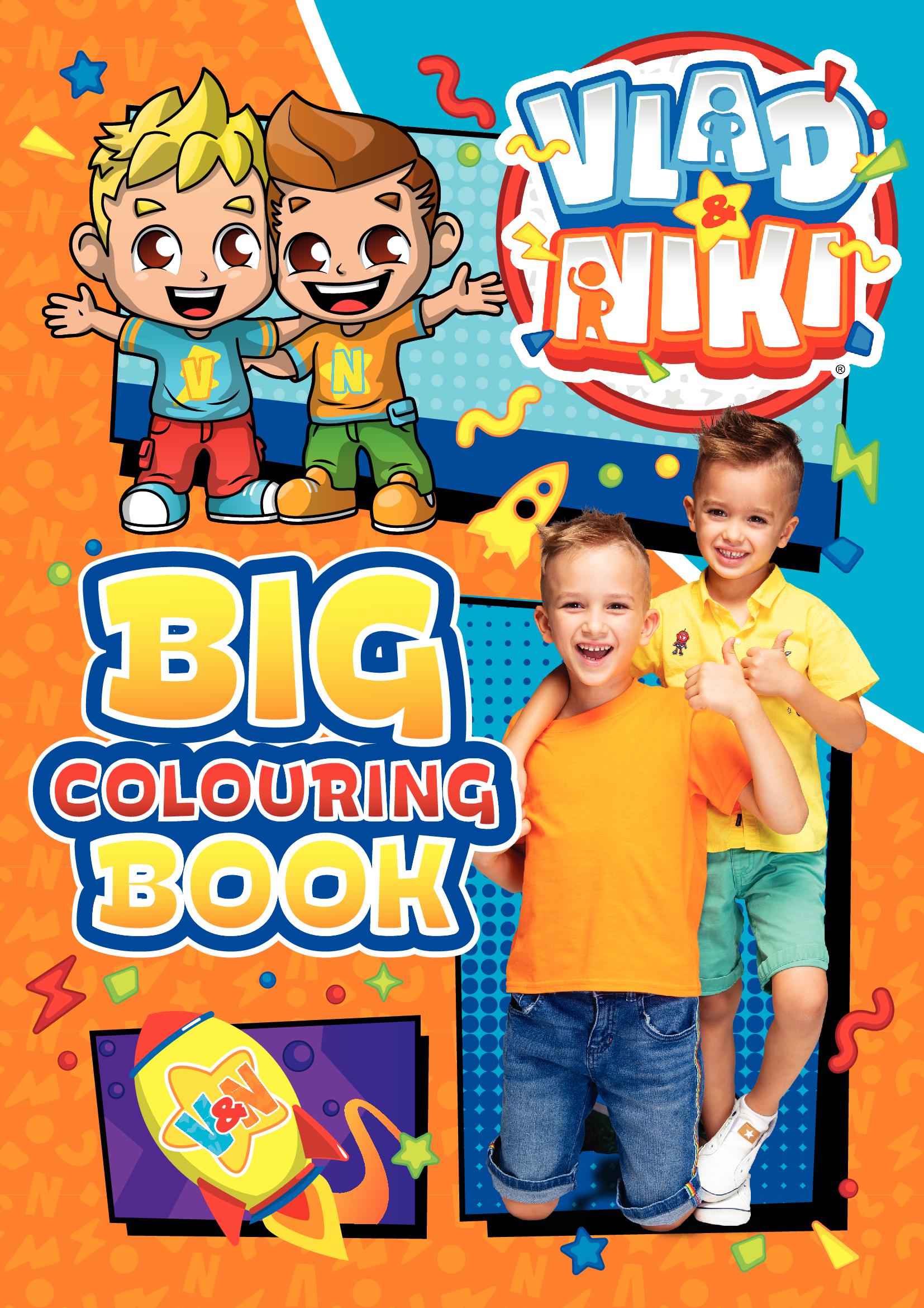 VLAD & NIKI - BIG COLOURING BOOK
