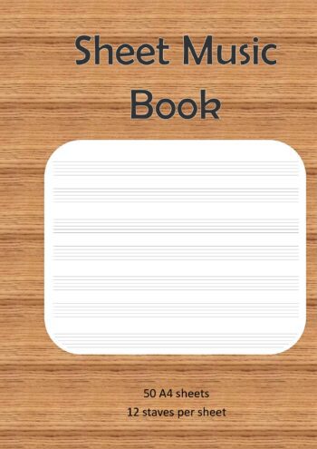 Sheet Music Book (50 pages)