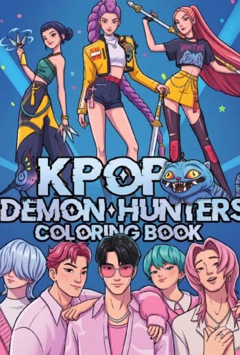K-Pop Demon Hunters Coloring Book