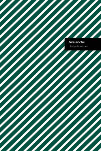 Avalanche Lifestyle Journal, 180 Write-in Pages (90 shts), Wide-ruled Dotted Lines, Spiral Bound, Lay-flat Design (Book 2)