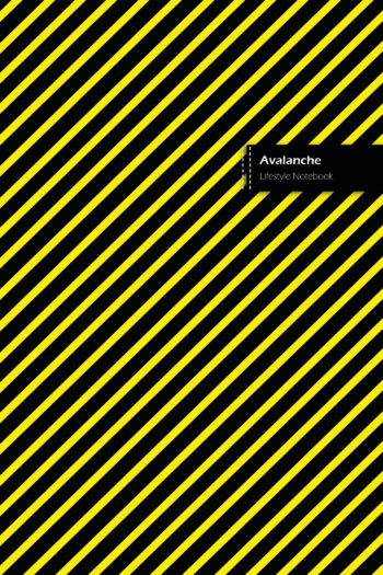 Avalanche Lifestyle Journal, 180 Write-in Pages (90 shts), Wide-ruled Dotted Lines, Spiral Bound, Lay-flat Design (Book 1)